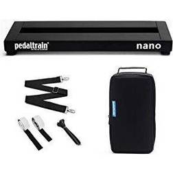 Pedaltrain PT-NANO-SC Nano Effects Pedal Board with Soft Case 2 Rails 14" x 5.5"