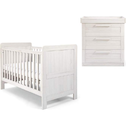 Mamas & Papas Atlas Cot bed Dresser Nimbus White