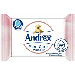 Andrex Pure Care Washlets Flushable Toilet Wipes single pack 36 Sheets
