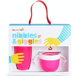 Munchkin Nibbles & Giggles Gift Set, Pink