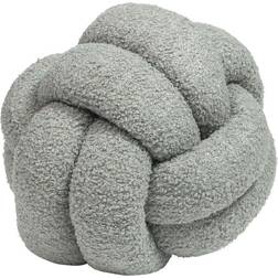 Furn Boucle Knot Cushion Complete Decoration Pillows Silver