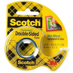 Scotch Double-Sided Tape 3 4 in. in. roll 667