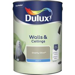 Dulux Overtly olive Matt Emulsion paint Wall Paint, Ceiling Paint