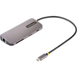 StarTech USB C Multiport Adapter, 4K 60Hz