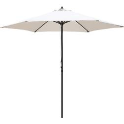 OutSunny 2.8m Patio Umbrella Parasol Outdoor Umbrella 6 Ribs