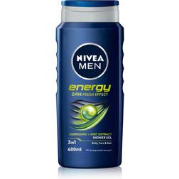 Nivea Men Energy Mint Extract 3 in 1 Shower Gel 400ml