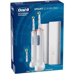 Oral-B Smart Clean 360 Rechargeable Toothbrushes, 2 Pack
