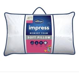 Silentnight Impress Memory Foam Inner Pillow White (70x39cm)