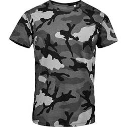 Sols Mens Camo Short Sleeve T-Shirt (Camouflage)