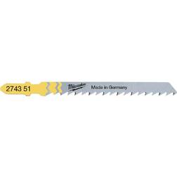 Milwaukee Wood Clean & Splinter Free Jigsaw Blades Pack of 5 T101D