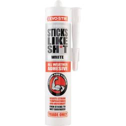 Evo-Stik Sticks Like Sh*t White All Weather Adhesive 290ml