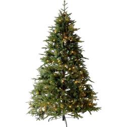 Charles Bentley Luxury Pre-Lit Hinged Artificial Christmas Tree 213.4cm