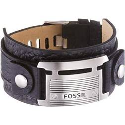 Fossil Men's Casual Bracelet - Silver/Black