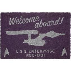 Star Trek Welcome Aboard! Doormat Purple cm