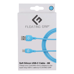 Floating Grip 3M Silicone USB-C Cable Blue