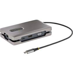 StarTech USB-C Multiport Adapter with USB-C DP Alt Mode Video Output/4K Docking Type C Mini
