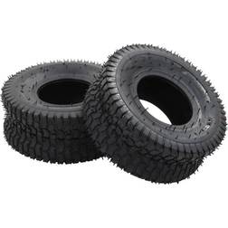vidaXL Wheelbarrow Tyres 2 15x6.00-6 4PR
