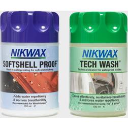 Nikwax Tech Wash/Softshell Proof Twin Pack Mini 120P06
