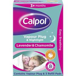 Calpol Vapour Plug & Nightlight Lavender & Chamomile 3pcs