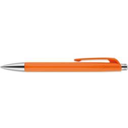 Caran d’Ache Caran Dache Ballpoint Pen, Orange, with SwissRide Blue Medium Cartridge