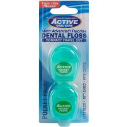 Beauty Formulas Active Oral Care Pocket Pack Mint Fluoride Dental Floss 2