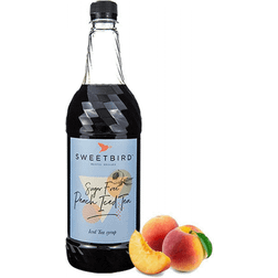 Free Peach Iced Tea Syrup Sweetbird 1L