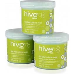 Hive Of Beauty Tea Tree Creme 3 For 2 Waxing Depilatory Wax Lotion Hair 12-pack