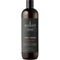Sukin For Men 3-in-1 Energising Body Wash 500ml