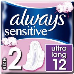 Always Sensitive Long Ultra Size 2 Sanitary Towels Wings 10-pack