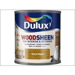 Dulux Quick Dry Interior/ Exterior Woodsheen Warm Maple Wood Protection, Metal Paint