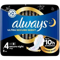 Always Ultra Sanitary Towels Secure Night Size 10-pack