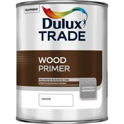 Dulux Trade Quick Dry Primer Wood Paint White 1L