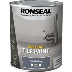 Ronseal One Coat Tile Paint Wood Paint Grey 0.75L