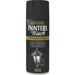 Rust-Oleum Painters Touch Multi-Purpose Metal Paint Black 0.4L