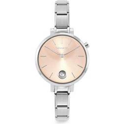 Nomination Ladies Composable Time Cubic Zirconia Dial Bracelet Watch 076033/027