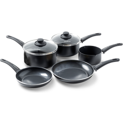 GreenPan Soft Grip Cookware Set with lid 7 Parts