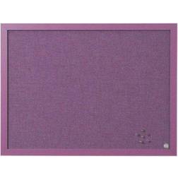 Bi-Office Lavender Purple Notice Board 60x45