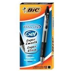 Bic 829157 829157-Clip-Clip-on retractable ballpoint pen-Black-12 pc(s)