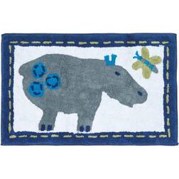 Homescapes Cotton Tufted Washable Hippo Children Rug