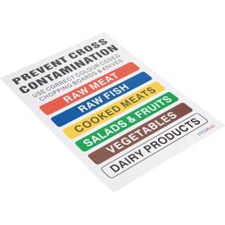 Hygiplas Colour Coded Chart Chopping Notice Board