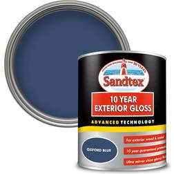 Sandtex 10 Year Exterior Gloss Paint Metal Paint Blue