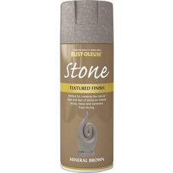 Rust-Oleum AE0070001E8 Textured Stone Effect Mineral Metal Paint Brown