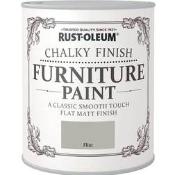Rust-Oleum Chalky Furniture Paint - Flint Wood Paint Grey
