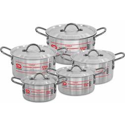 Sq Professional Galaxis Carina Cookware Set with lid 5 Parts