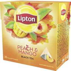 Unilever Lipton Black Tea Peach Mango 20 tepåsar