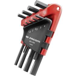 Facom 82H.JP9A Hexagon Key Metric 1.5-10mm Hex Head Screwdriver