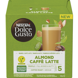 Nescafé Dolce Gusto Almond Latte, Kaffekuddar, Latte macchiato