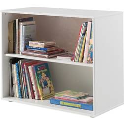 Vipack Bookcase Pino 2-tier Wood White