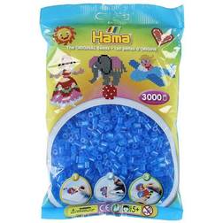 Hama Beads Midi 3000 pcs Transparant Blue