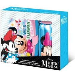Minnie Mouse Lunch Box and Drink Bottle Gift Set Blue